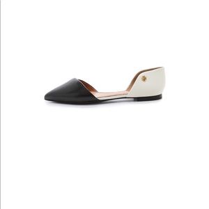 Tory Burch Black/ivory flats